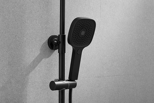 Душевая система Shevanik S9736H, черный