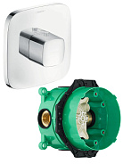 15772000S Set HG PuraVida Highflow термостатический смеситель для душа (15772000+01800180)