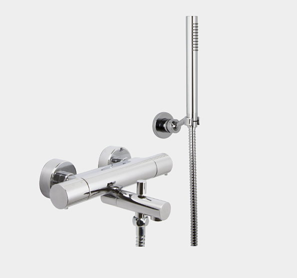 Смеситель для ванны и душа Fima Carlo Frattini Fimatherm, хром (F4284CR)