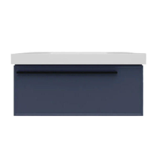 Тумба под раковину подвесная La Fenice Elba FNC-01-ELB-BG-90, синяя