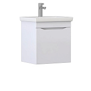 Тумба с раковиной подвесная VIGO Grani 028 белый, 50 см