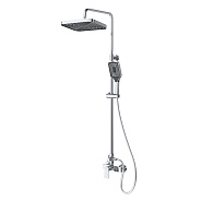 Душевая стойка со смесителем BelBagno Due, хром (DUE-DOCM-CRM)
