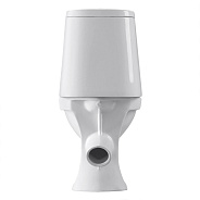 1P2054S0000BF Унитаз-компакт Прайм белый, сидение полипропилен (арт. 188012S0020B0), кос вып