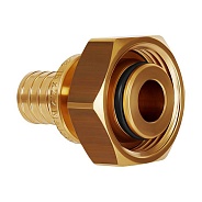 Переход с накидной гайкой на евроконус Hoobs, 16 x 2,2-G3/4" (HB-PEXTY-162234)