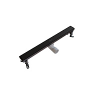 Душевой трап линейный Knotlor SDRW0600BL, матовый черный