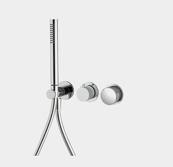 Смеситель для душа Fima Carlo Frattini Texture Collection, X Collection, на 2 потребителя, золото брашированное (F5619WX8XOS)