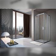 Душевой уголок Terminus Соренто квадрат 90х90х200, хром