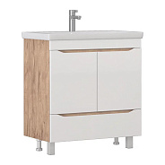 Тумба с раковиной напольная VIGO Grani 286 дуб золотой, 80 см