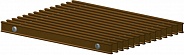 Решетка декоративная коричневая RAL 8017 Techno 250x1400 мм