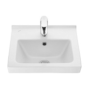 131177S0011B0 Умывальник Визит-40 с переливом белый (требуются кронштейны 1.8937.0.S99.980.5) 405х355