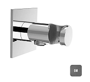 Шланговое подсоединение Almar Showers Accessories,  Gun Metal Brushed PVD (E095039.GM)