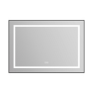 Зеркало в алюминиевой раме с светильником и подогревом BelBagno Kraft 985 х 32 х 685 (SPC-KRAFT-985-685-TCH-WARM-NERO)