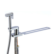 Гигиенический душ со смесителем на борт унитаза D-Lin D182204, хром