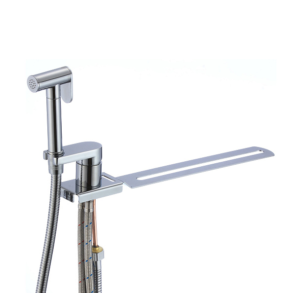 Гигиенический душ со смесителем на борт унитаза D-Lin D182204, хром