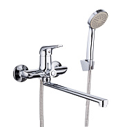 Смеситель для ванны FRUD R22102, хром