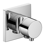 59557011202 IXMO Запорный вентиль с переключателем на 2 потребителя, с держателем лейки, подходит к внутренней части арт. 59556000170, хром