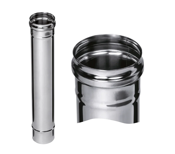 Труба дымохода 1,0м Ferrum HF (430/0,8 мм) Ф180