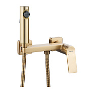 Гигиенический душ со смесителем Shevanik S4105G-1, золотой сатин