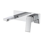 Смеситель Raglo R30.11 для раковины встраиваемый монолитный, хром