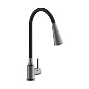 Смеситель для кухни BELZ гибкий оружейная сталь (B74810-3)