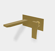 Смеситель для раковины Fima Carlo Frattini Zeta, золото брашированное (F3971WLX5OS)