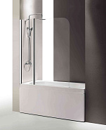 Шторка на ванну Cezares Eco 120x145 мм, прямоугольная, хром (ECO-O-V-11-120/140-C-Cr)