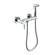 Смеситель Raglo с гигиеническим душем настенный, хром (R20.51)