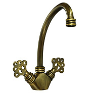 102208003EX OTTOMAN смеситель для кухни 191, антик лак