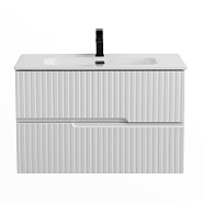 База под раковину подвесная Cezares Duet-N 900х457х500, Bianco Lucido (DUET-N-900-2C-SO-BL)