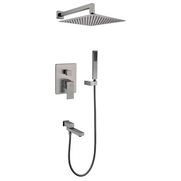 Душевая система встраиваемая Grocenberg GB5089BG-1, графит