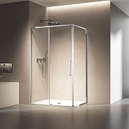 Душевой уголок Vincea Slim 8mm (VSR-6SL8014CL) 1400х800 мм, хром, стекло прозрачное