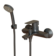 Смеситель для ванны 35k MIXLINE МЛ15-01 (ML15-01GR) ГРАФИТ (556668)