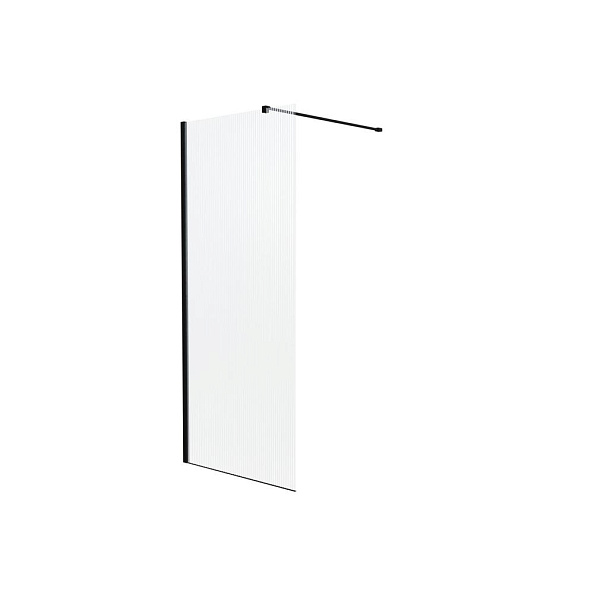 Душевая перегородка Knotlor WI090CG1BL 90х200, черный