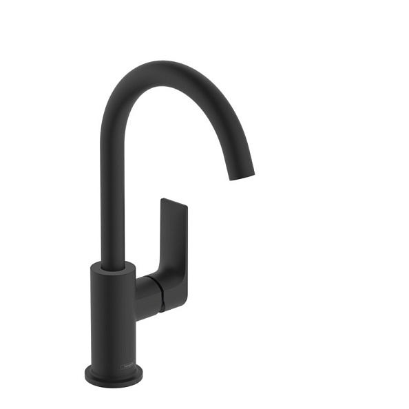 72576670 HG Rebris E смеситель для раковины 210, матовый черный