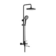 Душевая система BELZ черный (B24812-7)