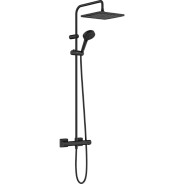 26427670 HG Vernis Shape Showerpipe 240 термостатическая душевая система матовый черный