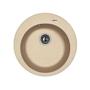 Мойка кухонная иск. камень Флорентина "Никосия" D510 песочный FG (20.135.B0510.107)