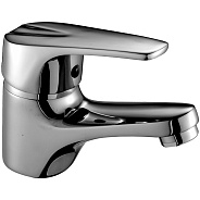 D40-11 Смеситель одноручный (40 мм) для умывальника, монолитный, хром D40-11