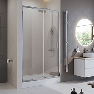 Душевая дверь BelBagno Uno 100x195 см, прямоугольная, хром (UNO-195-BF-1-100-C-Cr)