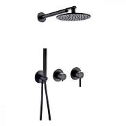 Душевая система встраиваемая FILARETE FL1030BL, черный