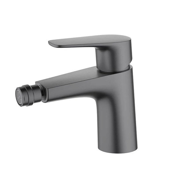 AQ1118BGM БЕТТА смеситель для биде, шлиф. черный хром