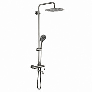 Душевая система FRAP F24807-9, оружейная сталь