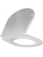 AQ4002-00 Сидение с крышкой (дюропласт) ROUND (для AQ4412, AQ4422, AQ4452), SoftClose, QuickRelease, белая