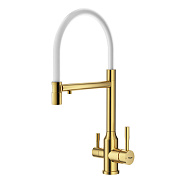 Смеситель Raglo R81.63.03 для кухни с подключением к фильтру съёмный гибкий излив  с магнитным фикса