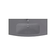 EB1885RU-DE4 Nona стеклянная раковина, матовый серый, 100 см, 1 раковина