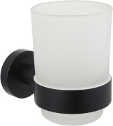 AQ4004MB ВЕГА стакан с держателем, матовый черный