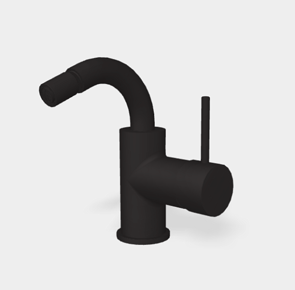 Смеситель для биде Fima Carlo Frattini Spillo Up, чёрный матовый (F3042NS)