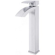 Смеситель для раковины высокий Hansberge H2077C, хром