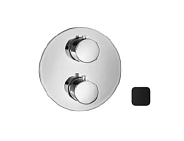 Смеситель для душа Almar Water Control Core, на 2 потребителя, черный матовый (E176832.MB)