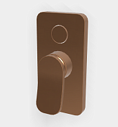 Смеситель для душа Fima Carlo Frattini Flo', бронза брашированная янтарная (F3809E2ZS)